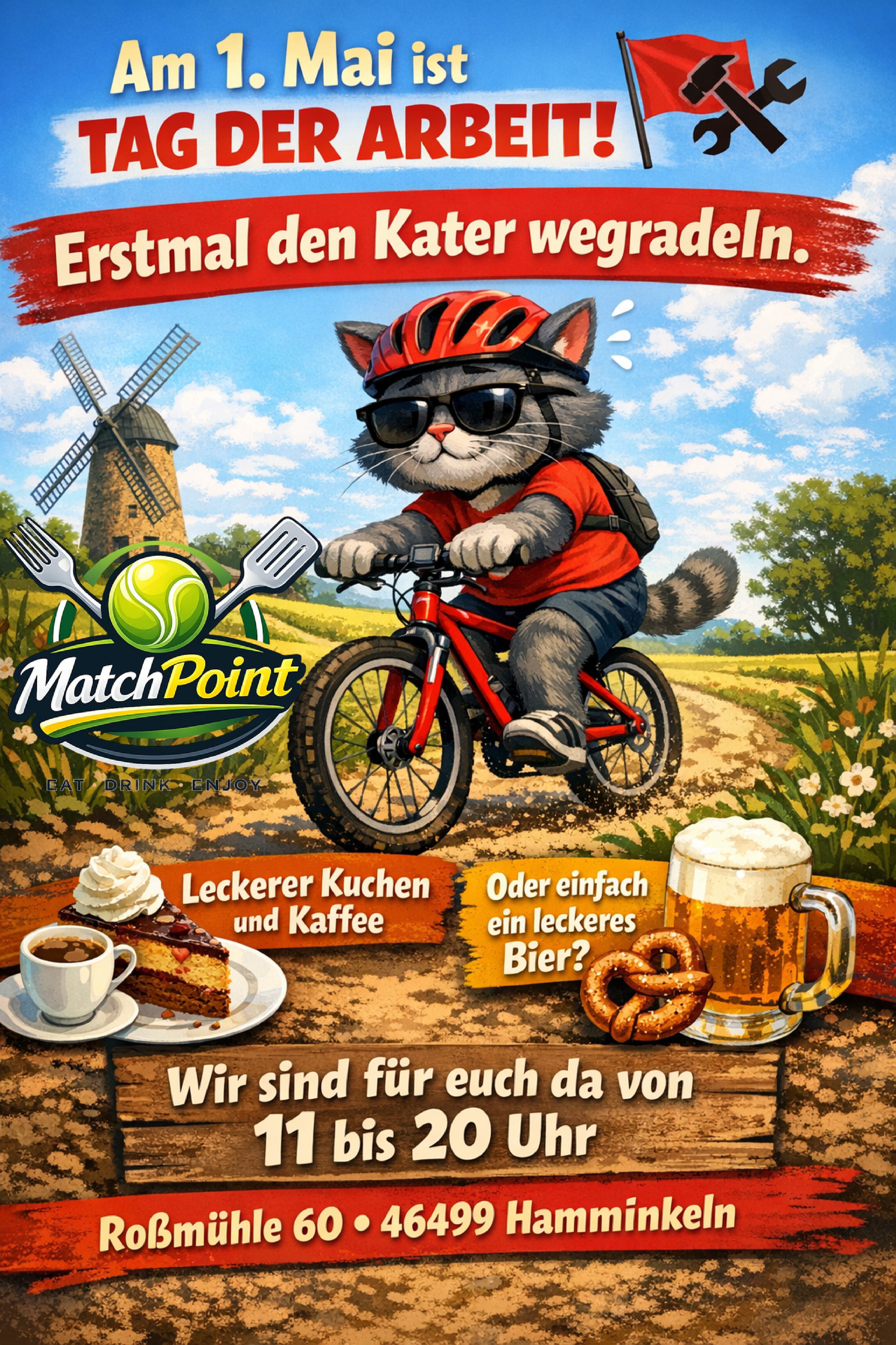Eventplakat Tag der Arbeit!